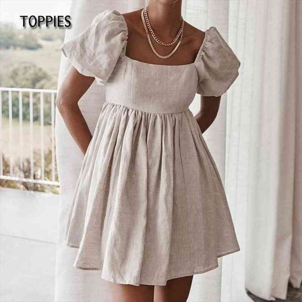 summer linen dress woman vintage puff sleeve a line dresses high waist square collar mini dress khaki, Black;gray
summer linen dress woman vintage puff sleeve a line dresses high waist square collar mini dress khaki, Black;gray
