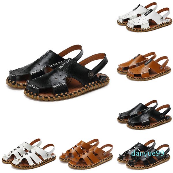 non-brand men leather sandals black white brown outdoor sandy beach mens spring summer sandals walking 39-45
non-brand men leather sandals black white brown outdoor sandy beach mens spring summer sandals walking 39-45
