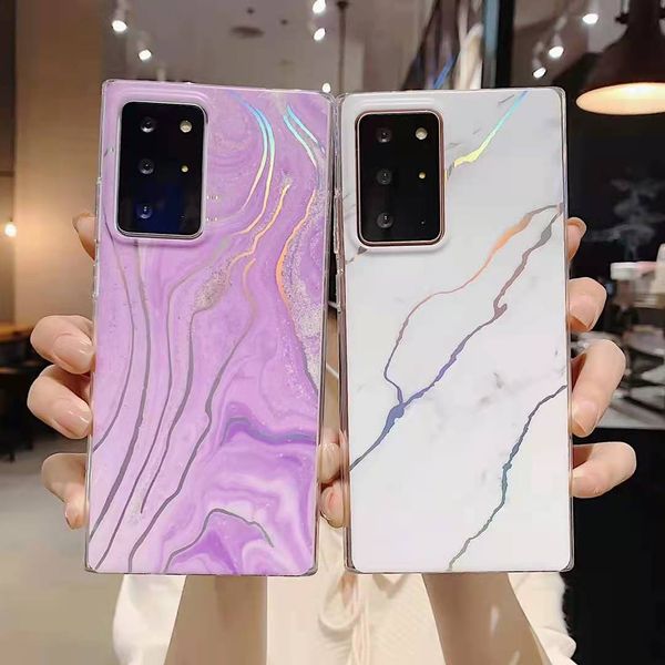 laser frosted marble phone cases for iphone 12 11 pro promax xs max 8 plus