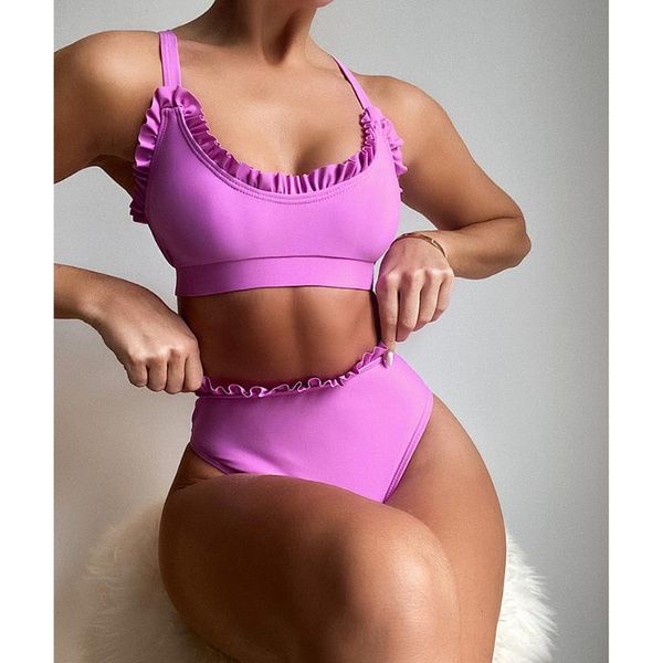 women's swimwear bikini 2021 black bathing suit high-waist tube set swimming beachwear woman, White;black
women's swimwear bikini 2021 black bathing suit high-waist tube set swimming beachwear woman, White;black