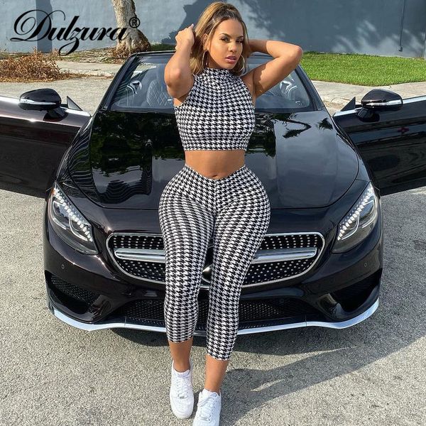 houndstooth print women 2 piece set crop tanks leggings bodycon streetwear sporty elegant 2021 summer trasuit, Black;white
houndstooth print women 2 piece set crop tanks leggings bodycon streetwear sporty elegant 2021 summer trasuit, Black;white