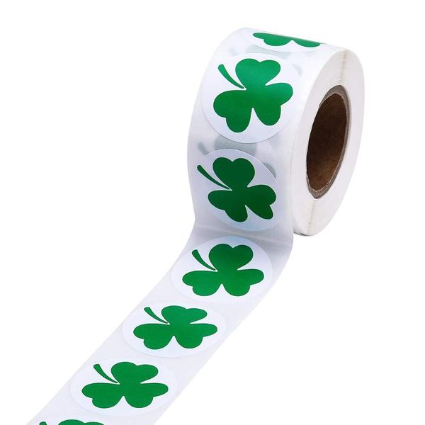 gift wrap 500pcs labels st. patrick's day stickers shamrock 1inch adhesive label for kids decoration and stationery sticker
gift wrap 500pcs labels st. patrick's day stickers shamrock 1inch adhesive label for kids decoration and stationery sticker