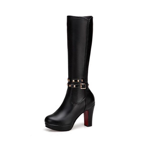 boots blxqpyt botas de mujer 2021 winter women knee high platform heel long round spring autumn shoes 526-5, Black
boots blxqpyt botas de mujer 2021 winter women knee high platform heel long round spring autumn shoes 526-5, Black