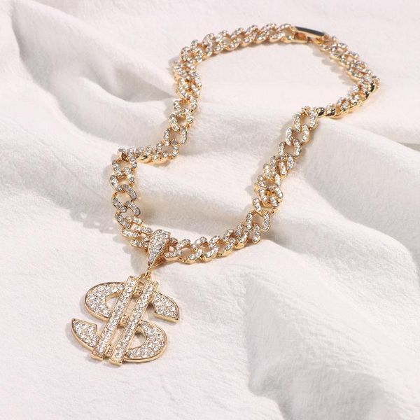 chains gold silver color miami cuban link chain choker necklaces for women crystal dollar sign pendant necklace rhinestone jewelry gift
chains gold silver color miami cuban link chain choker necklaces for women crystal dollar sign pendant necklace rhinestone jewelry gift