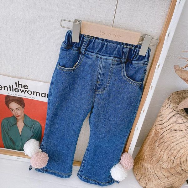 girls winter plus velvet pants children thick warm casual trousers with furball toddler kids jeans little girl clothing, Blue
girls winter plus velvet pants children thick warm casual trousers with furball toddler kids jeans little girl clothing, Blue