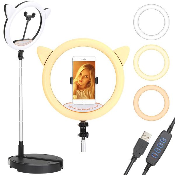 dimmable 30cm led selfie ring light with deskholder foldable video phone pography lighting for youtube makeup live lamp flash heads
dimmable 30cm led selfie ring light with deskholder foldable video phone pography lighting for youtube makeup live lamp flash heads