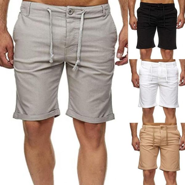 men's pants fashion solid color men shorts knee length sweat absorbing straight multi pockets streetwear summer beach, Black
men's pants fashion solid color men shorts knee length sweat absorbing straight multi pockets streetwear summer beach, Black