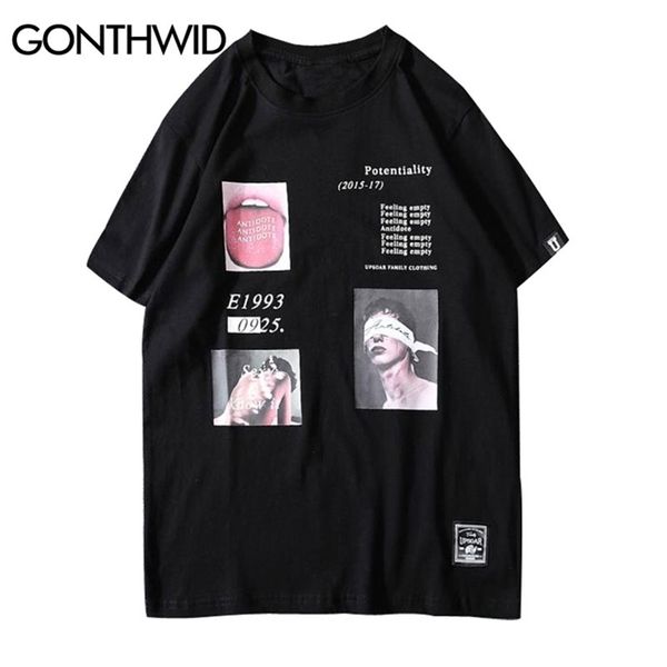 gonthwid creative funny print short sleeve tees shirts streetwear men women hip hop harajuku casual cotton tshirts male fashion 210714, White;black
gonthwid creative funny print short sleeve tees shirts streetwear men women hip hop harajuku casual cotton tshirts male fashion 210714, White;black
