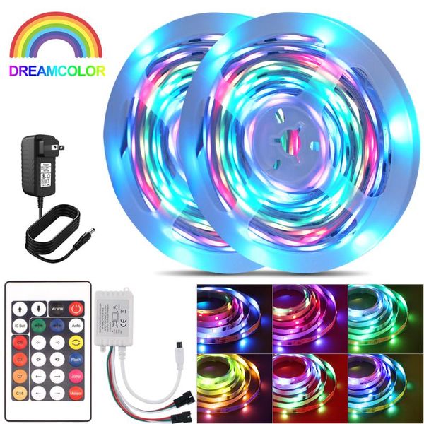 led strip lights ws2811 dream color ribbon light 12v rgb individually addressable decoration for room strips
led strip lights ws2811 dream color ribbon light 12v rgb individually addressable decoration for room strips