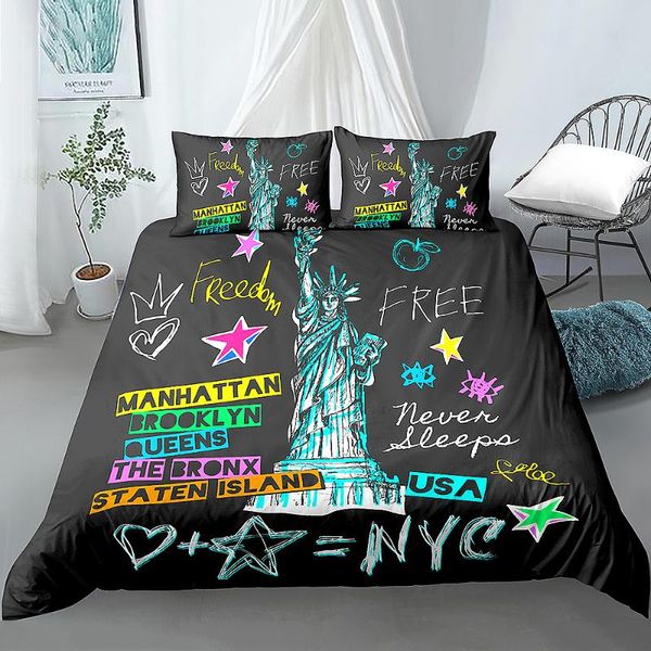 bedding sets york statue of liberty vivid 3d print duvet cover with pillowcase 2/3 pcs set comforter adults
bedding sets york statue of liberty vivid 3d print duvet cover with pillowcase 2/3 pcs set comforter adults