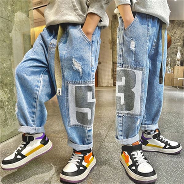 childrens clothing boys jeans 2022 autumn new style big childrens casual ripped boys trousers fashion, Blue
childrens clothing boys jeans 2022 autumn new style big childrens casual ripped boys trousers fashion, Blue
