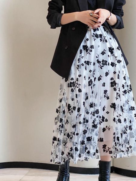 skirts 2021 elegant women tutu tulle elastic high waist layered skirt fashion casual floral print mesh a-line midi, Black
skirts 2021 elegant women tutu tulle elastic high waist layered skirt fashion casual floral print mesh a-line midi, Black