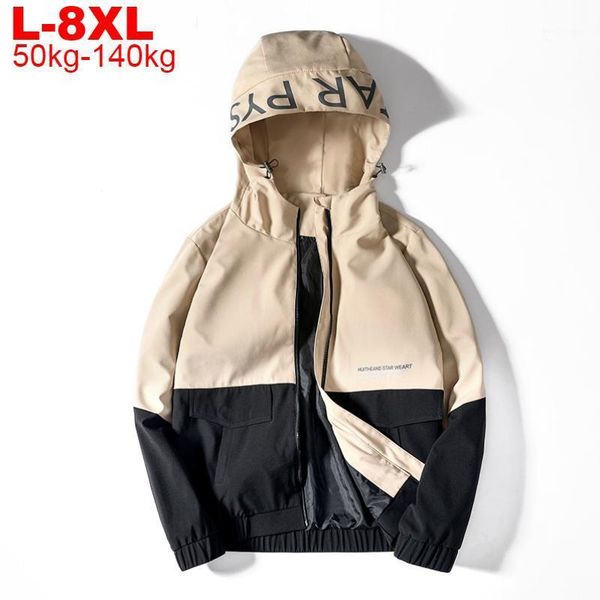 men's jackets hooded oversized men large size 8xl 5xl patchwork baseball windbreaker coats male trend fashion streetwear, Black;brown
men's jackets hooded oversized men large size 8xl 5xl patchwork baseball windbreaker coats male trend fashion streetwear, Black;brown