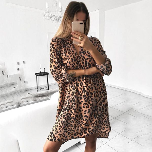 casual dresses women fashion leopard print slim v-neck short mini party dress long sleeve club vestidos without belt sukienki, Black;gray
casual dresses women fashion leopard print slim v-neck short mini party dress long sleeve club vestidos without belt sukienki, Black;gray
