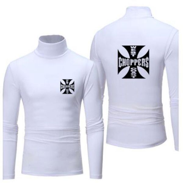 men's sweaters t-shirt cotton long sleeve solid collar lined autumn fashion sweater west logo, White;black
men's sweaters t-shirt cotton long sleeve solid collar lined autumn fashion sweater west logo, White;black