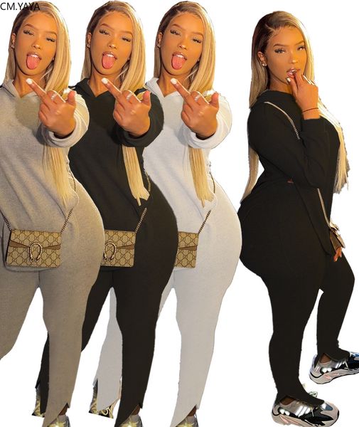 active wear women two piece set knitted hooded pencil flare jogger pants suit trasuit fitness outfit matching setby air, White
active wear women two piece set knitted hooded pencil flare jogger pants suit trasuit fitness outfit matching setby air, White