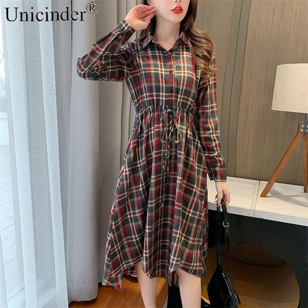unicinder 2021 plus size collect waist show thin grid characteri spring/autumn mid-calf dresses for women clothing casual, Black;gray
unicinder 2021 plus size collect waist show thin grid characteri spring/autumn mid-calf dresses for women clothing casual, Black;gray