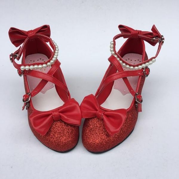 antaina tea party glitter lolita shoes 6.3cm thin heels sweet with elegant bow red dress, Black
antaina tea party glitter lolita shoes 6.3cm thin heels sweet with elegant bow red dress, Black