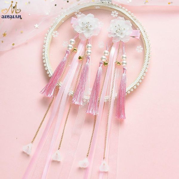 hair accessories ancient style with tassels streamers girl hanfu head rope silk flower children's hairpin chinese, Slivery;white
hair accessories ancient style with tassels streamers girl hanfu head rope silk flower children's hairpin chinese, Slivery;white