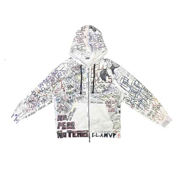 autumn men's loose plush sweater letter printing casual graffiti coat men, Black;brown
autumn men's loose plush sweater letter printing casual graffiti coat men, Black;brown