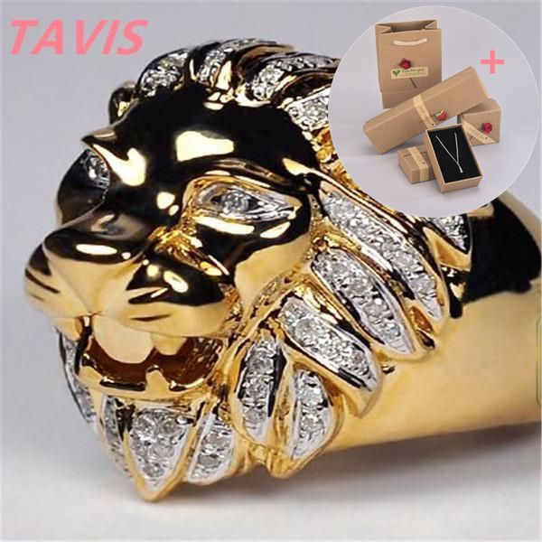 punk style lion head ring men's 14k rose gold natural punk box bag designer rings rock white sapphire gemstone diamond ring wedding jew, Silver
punk style lion head ring men's 14k rose gold natural punk box bag designer rings rock white sapphire gemstone diamond ring wedding jew, Silver