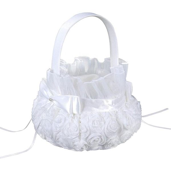 other garden supplies silk flower girl baskets for weddings wedding basket with handle white ceremony party decor
other garden supplies silk flower girl baskets for weddings wedding basket with handle white ceremony party decor