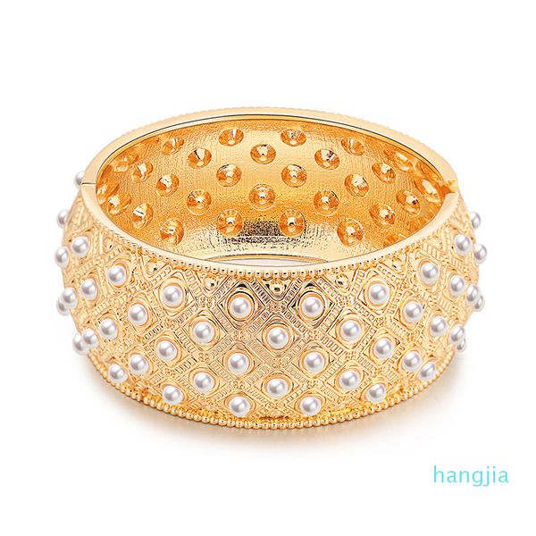 pearl wide side bangle bracelet fashion baroque retro design pattern bracelets simple personality temperament wrist drum shape boutique, Black
pearl wide side bangle bracelet fashion baroque retro design pattern bracelets simple personality temperament wrist drum shape boutique, Black