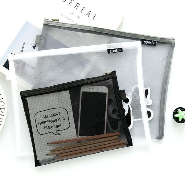 business card files 1pcs korean stationery bag transparent grid zipper office kit portfolio student test volume
business card files 1pcs korean stationery bag transparent grid zipper office kit portfolio student test volume