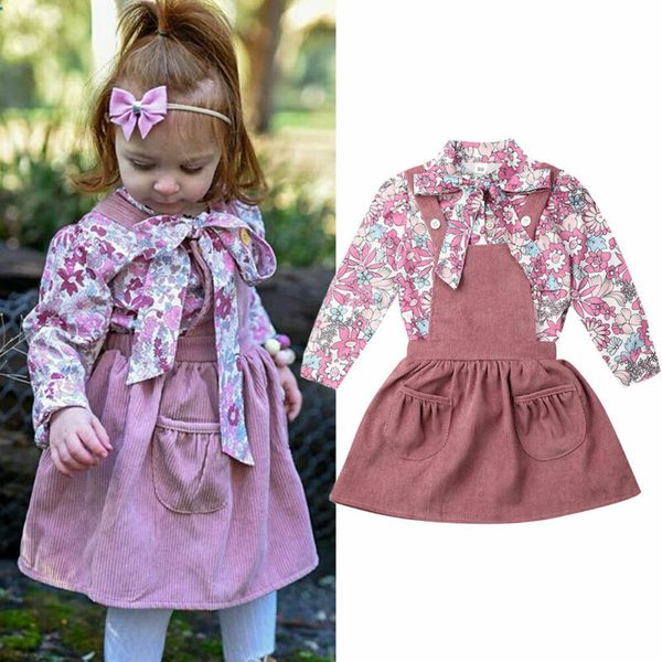 1-6 years girls clothes autumn children outfits long sleeve pink shirt for girls red overalls kids dress girls outfits, White;black
1-6 years girls clothes autumn children outfits long sleeve pink shirt for girls red overalls kids dress girls outfits, White;black