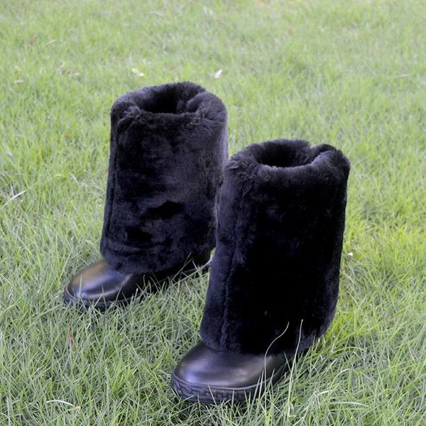 boots real pos ins woman hidden heel wool fur boot 8cm inner wedge black snow leather winter
boots real pos ins woman hidden heel wool fur boot 8cm inner wedge black snow leather winter