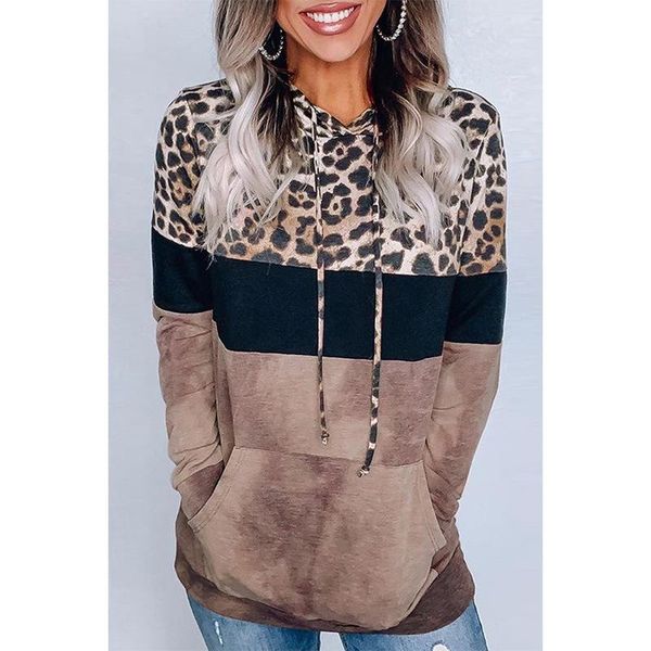 women's hoodies & sweatshirts leopard print hoodie fall long sleeve loose retro plus size pullover winter casual printed pocket, Black
women's hoodies & sweatshirts leopard print hoodie fall long sleeve loose retro plus size pullover winter casual printed pocket, Black