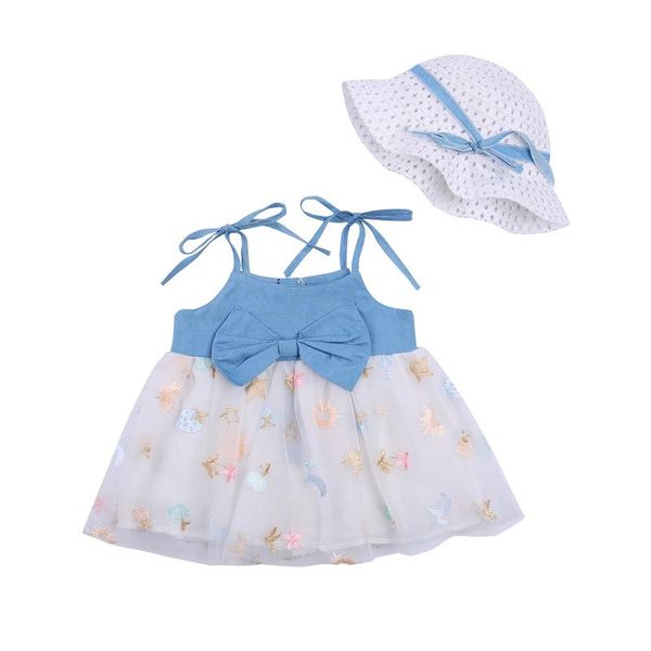 girl's dresses breathable little girls dress, embroidery/bow decoration mesh splicing denim sleeveless suspender princess gown straw ha, Red;yellow
girl's dresses breathable little girls dress, embroidery/bow decoration mesh splicing denim sleeveless suspender princess gown straw ha, Red;yellow