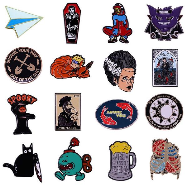 pins, brooches horror anime movies figure enamel pins collect metal cartoon brooch backpack hat bag collar lapel badges fashion jewelry gift, Gray
pins, brooches horror anime movies figure enamel pins collect metal cartoon brooch backpack hat bag collar lapel badges fashion jewelry gift, Gray