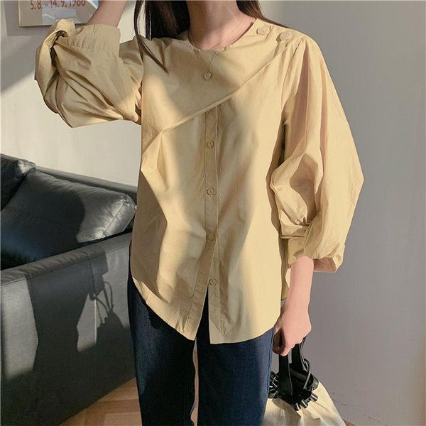 women's blouses & shirts hzirip sweet casual women gentle girls ol all match 2021 leisure chic loose lady puff sleeves, White
women's blouses & shirts hzirip sweet casual women gentle girls ol all match 2021 leisure chic loose lady puff sleeves, White