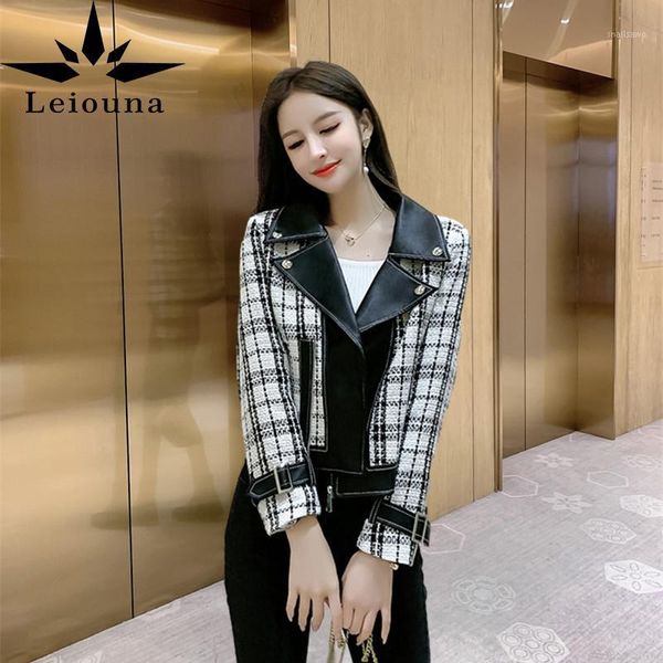 slim casual 2021 fashion women's foreign style tweed zipper jacket locomotive west clothing plaid jack girl autumn coat jackets, Black;brown
slim casual 2021 fashion women's foreign style tweed zipper jacket locomotive west clothing plaid jack girl autumn coat jackets, Black;brown