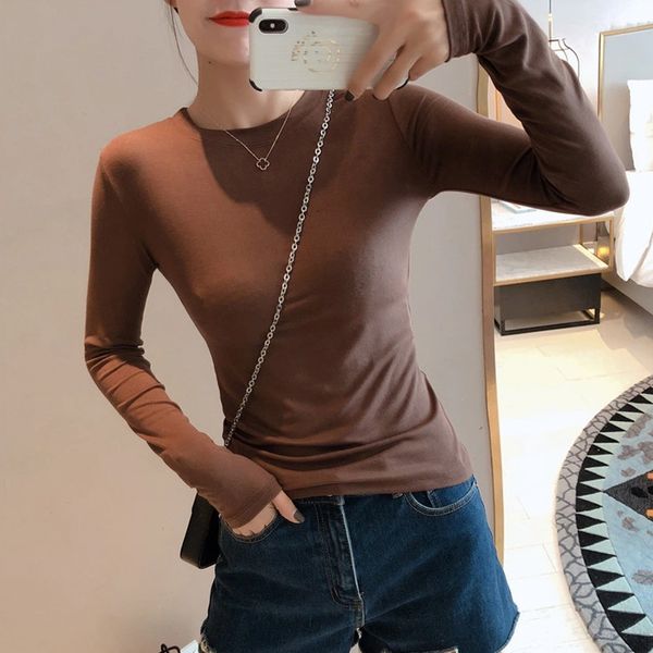 tees women's t-shirtautumn and winter 2021 long sleeve t-shirt korean version with round neck modal bottoming shirt solid color top, White
tees women's t-shirtautumn and winter 2021 long sleeve t-shirt korean version with round neck modal bottoming shirt solid color top, White