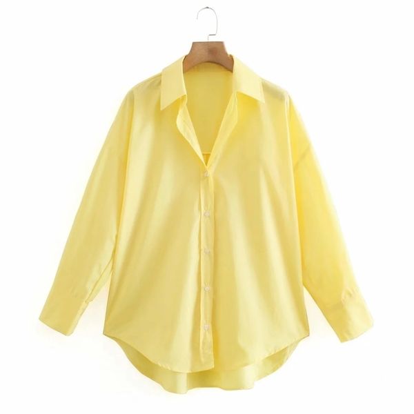 summer women turndown collar yellow loose blouse female long sleeve shirt casual lady blusas s8868 210430, White
summer women turndown collar yellow loose blouse female long sleeve shirt casual lady blusas s8868 210430, White