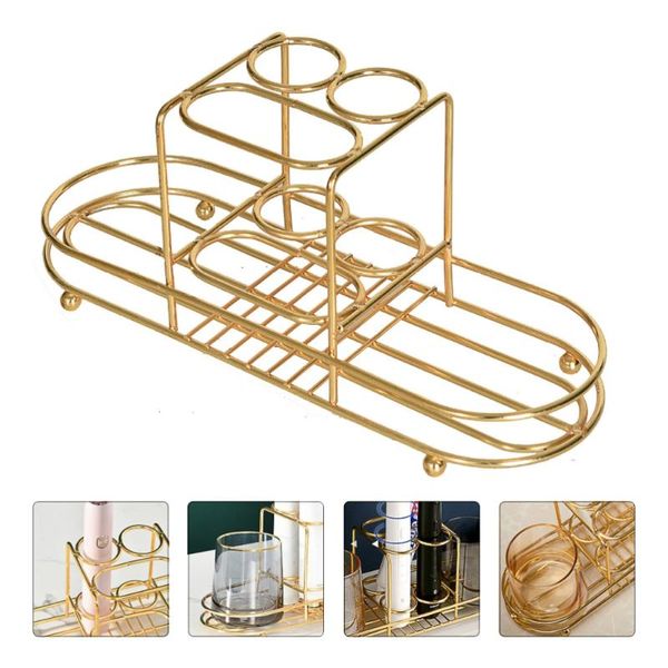 bath accessory set 1 pc bathroom storage rack iron hollowed toothbrush cup holder (golden)
bath accessory set 1 pc bathroom storage rack iron hollowed toothbrush cup holder (golden)