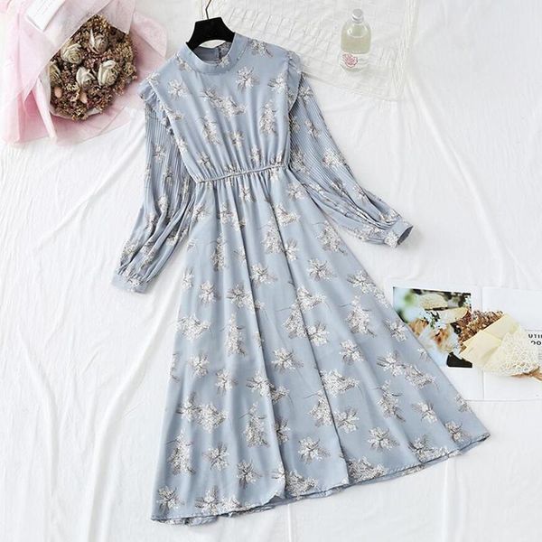 casual dresses elegant o-neck women midi dress 2021 elastic waist long sleeve print a-line chiffon vintage party vestidos, Black;gray
casual dresses elegant o-neck women midi dress 2021 elastic waist long sleeve print a-line chiffon vintage party vestidos, Black;gray
