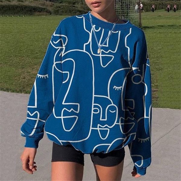 women's hoodies & sweatshirts winter fashion ins women loose pullovers abstact funny print o neck long sleeve y2 k oversized shirt #t3, Black
women's hoodies & sweatshirts winter fashion ins women loose pullovers abstact funny print o neck long sleeve y2 k oversized shirt #t3, Black