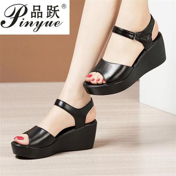 small big size 34-43 open head soft thick bottom platform sandals summer shoes 2021 casual medium heels wedges ladies dress, Black
small big size 34-43 open head soft thick bottom platform sandals summer shoes 2021 casual medium heels wedges ladies dress, Black