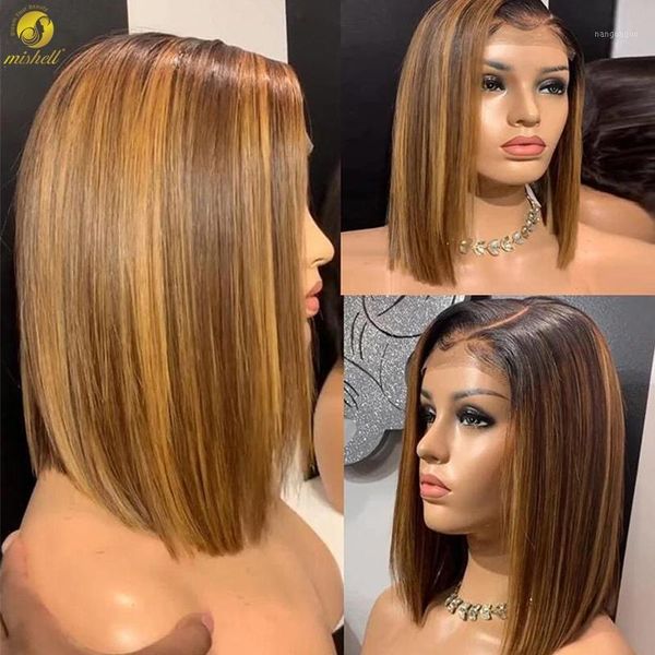 mishell piano color lace front wigs bob highlight 4x4 short for black women pre plucked 150% density1, Black;brown
mishell piano color lace front wigs bob highlight 4x4 short for black women pre plucked 150% density1, Black;brown