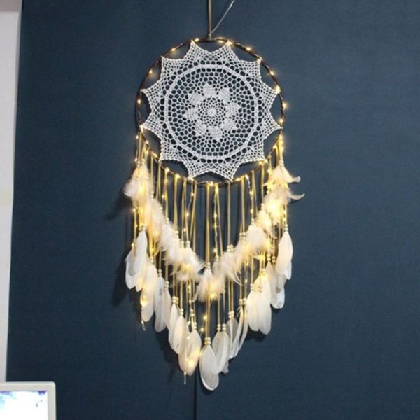 decorative objects & figurines r7rc boho feather dream catcher led fairy lights nordic decoration wall hanging ornaments for girls bedroom k
decorative objects & figurines r7rc boho feather dream catcher led fairy lights nordic decoration wall hanging ornaments for girls bedroom k
