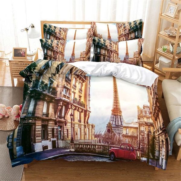 bedding sets 3d house set duvet cover bed cotton bedroom