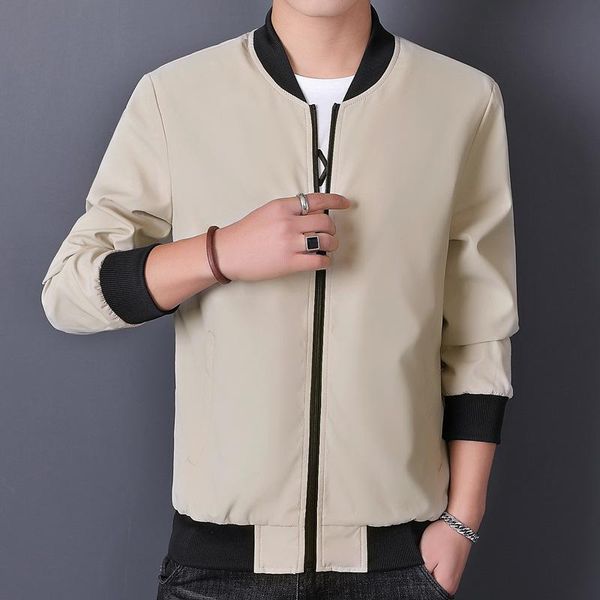 men's jackets 2021 baseball collar solid color casual jacket youth autumn thin handsome zip-up, Black;brown
men's jackets 2021 baseball collar solid color casual jacket youth autumn thin handsome zip-up, Black;brown
