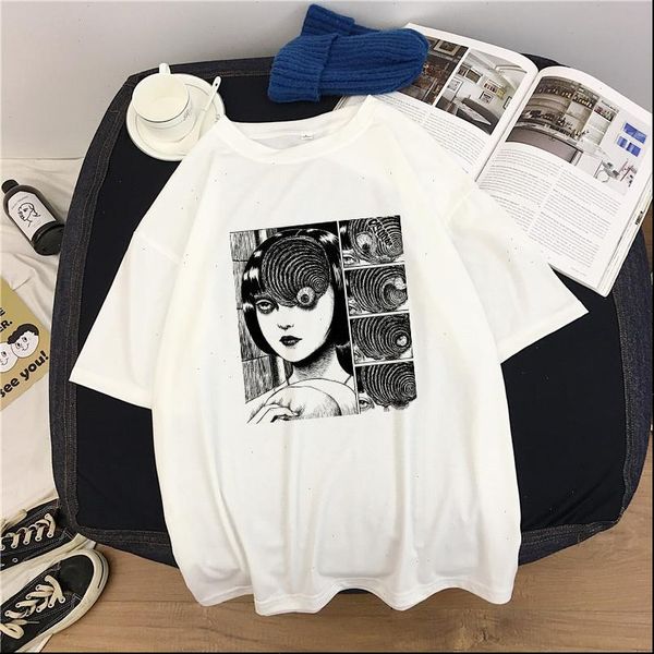 women novelty style print horror comics japan harajuku tumblr summer fashion tee ulzzang casual plus funny t shirt, White
women novelty style print horror comics japan harajuku tumblr summer fashion tee ulzzang casual plus funny t shirt, White