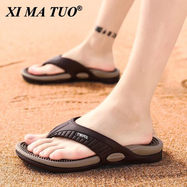 slippers massage flip-flops summer men beach sandals comfortable casual shoes fashion flip flops sell footwear 2021, Black
slippers massage flip-flops summer men beach sandals comfortable casual shoes fashion flip flops sell footwear 2021, Black