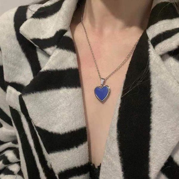 pendant necklaces mood cute heart color change necklace for women girls temperature control neck chain korean fashion jewellery, Silver
pendant necklaces mood cute heart color change necklace for women girls temperature control neck chain korean fashion jewellery, Silver