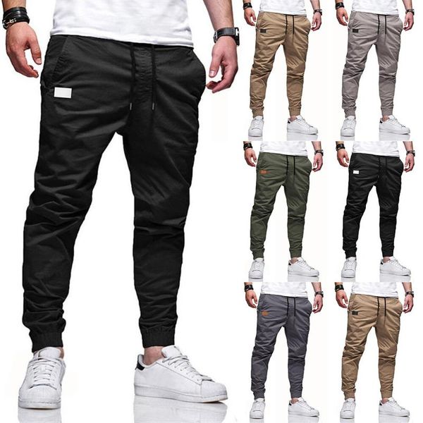 men's pants winter drawstring elastic pant fashion casual plain fitness sports autumn outdoor joggers long trousers, Black
men's pants winter drawstring elastic pant fashion casual plain fitness sports autumn outdoor joggers long trousers, Black