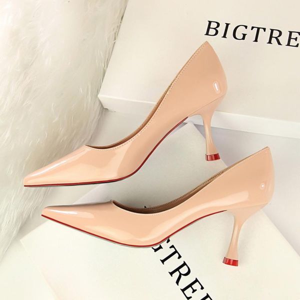 dress shoes bigtree women pumps classic high heels patent leather stiletto fashion wedding kitten, Black
dress shoes bigtree women pumps classic high heels patent leather stiletto fashion wedding kitten, Black